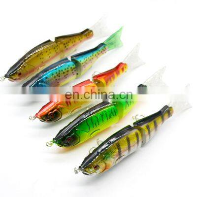 Online Wholesale165mm 55g Topwater Jointed Minnow Wobblers Sea Bass Glide Bait Fishing Lure