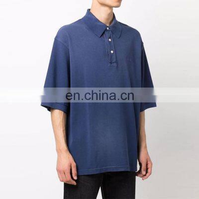 wholesale fashion Men blank casual comfortable short sleeve polo shirts