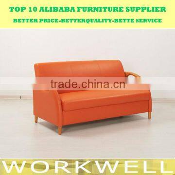 Workwell Popular Style Office Sofa Set With Wooden Armrest Kw-SS02 photo-6