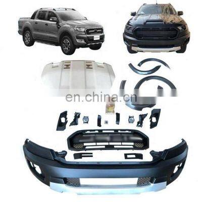 Car Accessories 2016 to 2019 T7 -T8 Conversion Wide Body Kit For Ranger 2016-2019 Update Raptor