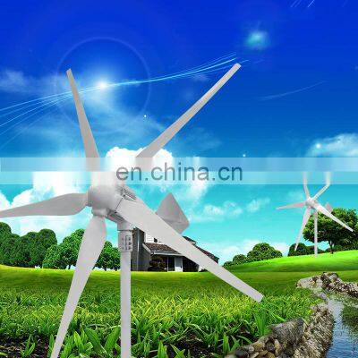 800W wind and solar hybrid power generation system wind mill fan small mini home wind turbine price for sale