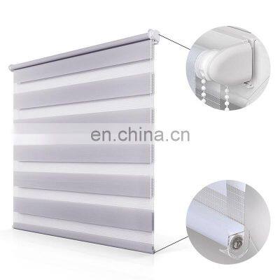 High Quality Horizontal Window Blinds Zebra Blinds Custom Double Day And Night Eruopean Zebra Roller Blinds Shades photo-3