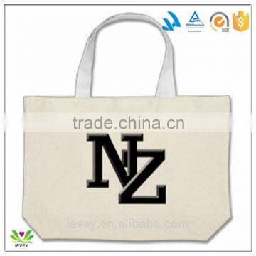 wholesale organic popular bleached cotton canvas bag