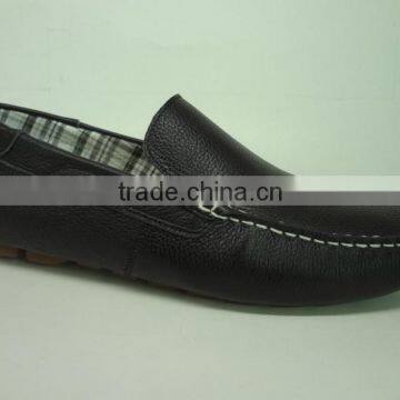 high cut leather men shoes