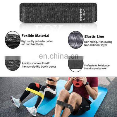 Eco-friendly New Textile Fabric Resistance Loops Bands Set For Legs