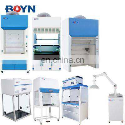 Ducted/Ductless/Work-in Fume Hood steel PP / Mobile Fume Extracor exhaust