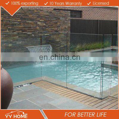YY Tempered Balcony Glass Stair Railing Cost Balustrade Aluminum Handrail Balustrade photo-2