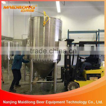 Mirror polishing jacket stainless conical 500 gallon beer fermenter