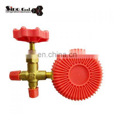 Freon Refrigeration Air Conditioning Single Digital Pressure Gauge Sight Glass Handle Hvac Gauge Manifold photo-5