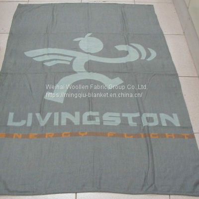 100%Modacrylic Airline/Airplane/flight Blanket with Flame Retardance