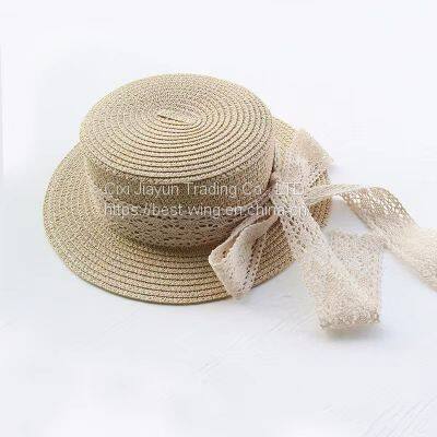 Sun-Proof Wholesale Paper Straw Designed Summer Fashion Wide-Brim Adults Beach Hat photo-5
