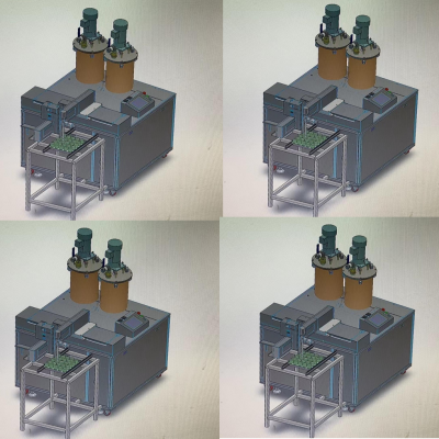 Polyurethane Dispensing Machine Automatic Liquid Dispensing Machine two component liquid resin mixing and potting machinery