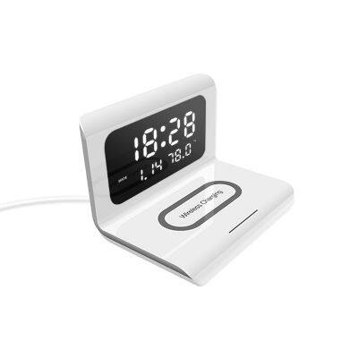 15w fast charging Detachable alarm clock calendar thermometer 5 in 1 portable magnetic wireless charger