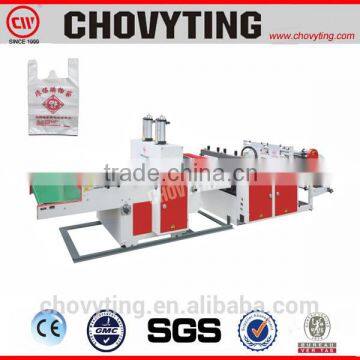 Automatic carry bag t-shirt shopping bag making machine