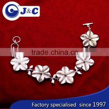 Fashion Black Mother of Sea Shell Flower Pendant photo-2