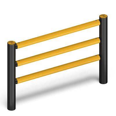 3R Pedestrian Barrier Flexible Industrial Guardrail Protective Barrier for Warehouse Shelf and Racks