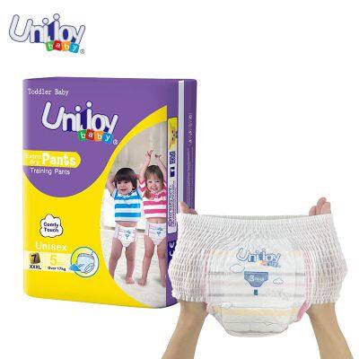 Breathable Soft Leaguards Disposable Breathable Training Pants Pull up Baby Diapers for Sensitive Skin