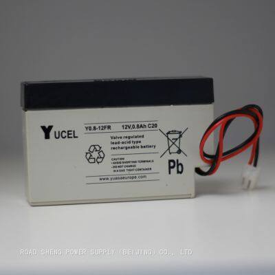 YUCEL Batteries  Y0.8-12 12V,0.8Ah C20 YUCEL BATTERY