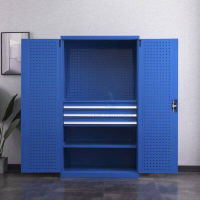 Metal Garage Storage Tool Cabinet Heavy Duty Tool Kit Workshop Workbench Steel Tool Cabinet photo-4
