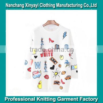 high-quality full print long sleeve hoodie