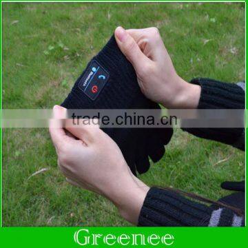 1 Pair Bluetooth Talking Glove Touch Screen Gloves Winter Warmer for Men Women Built-In Speaker and Microphone Hand Gesture for photo-2
