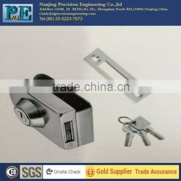 Hot sale precision cnc machining single door lock head for door hardware