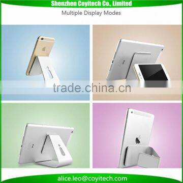 Superb quality clean and elegant micro suction tablet pc display stand holder for ipad