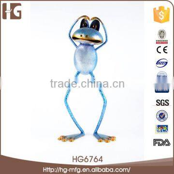 Specialized design standing metal frog 41x17x19CMH HG8136 handy craft made in China