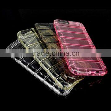 Fashion Transparent Drop-resistance TPU Shield Stripes Soft Case for iPhone 6