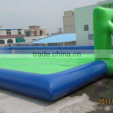 2013 popular giant inflatable water soccer / water soap soccer field