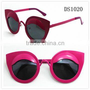 Hot sale fashion sunglasses,eyelid sunglasses