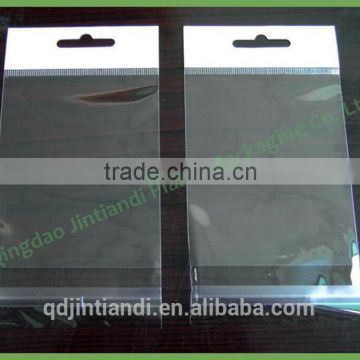 Wholesale Customized Poly Bag with the Header Card with the Hanging Hole                        
                                                Quality Choice