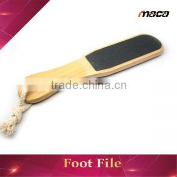 FF1058 most popular double side wooden pedicure foot file with string                        
                                                Quality Choice