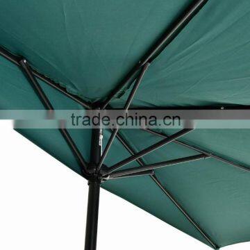 Offset Half Middle Column Patio Umbrella With Light photo-2
