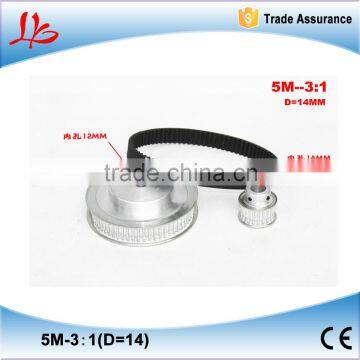 CNC Router parts synchronous belt wheel for Rotary axis