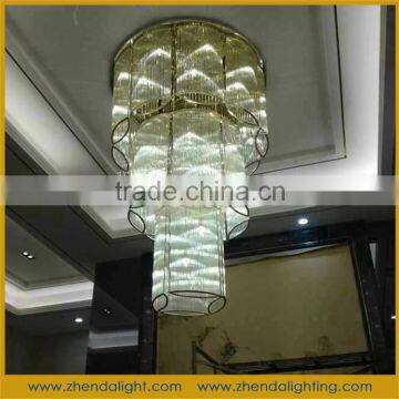 three layers crystal ceiling lighting with clear crystal made in China