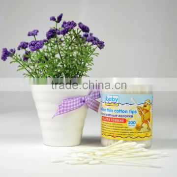 100% cotton swabs for baby use(200pcs)