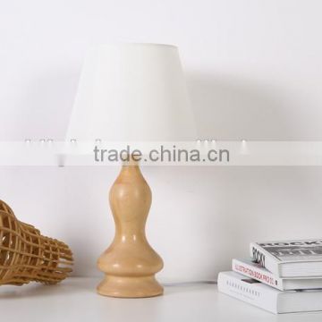 LED Wood table Light vintage wood base table lamp JK-879-16 LED Wood table lamp