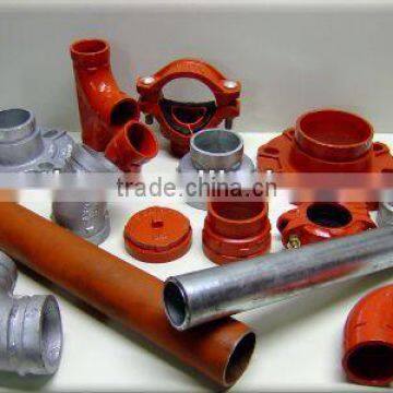 FM/UL certificate grooved pipe fittings and couplings