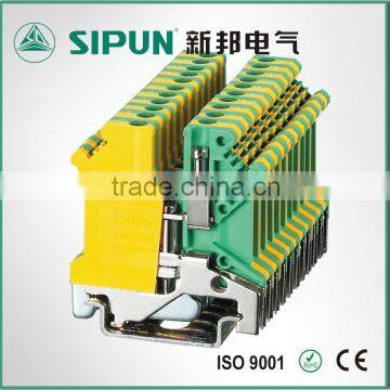 SUK2.5 earthed din rail screw type terminal block