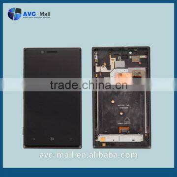 china  LCD screen & digitizer assembly with frame for Nokia Lumia 925 black