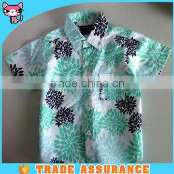 Factory Support Beach Wear Children Hawaiian Shirt for Kid