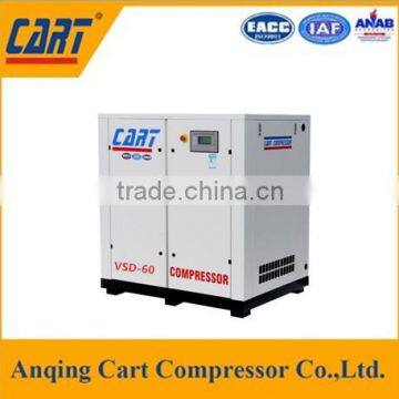 45KW/60HP Atlas compressor variable frequency air compresor of screw type VSD-60