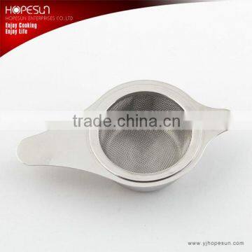 High quality S/S18/8 saucer mesh tea infuser