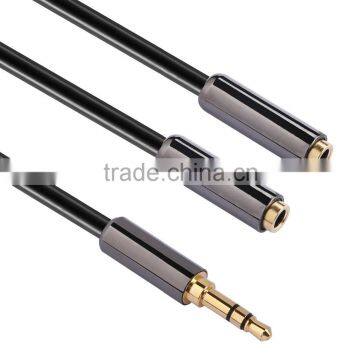 Metal Male to female AUX cable