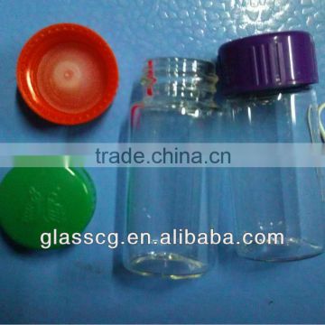 Screw glass vial with cap for sale paypal accept