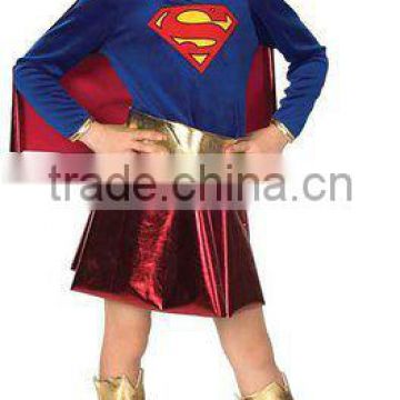 SEXY SUPERGIRL OUTFIT FANCY DRESS COSTUME HEROS C218