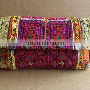 Women hot selling banjara clutch bag lady indian handmade banjara cotton clutch bag