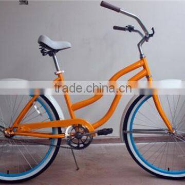 factory price 26 inch beach cruiser bicycle for lady