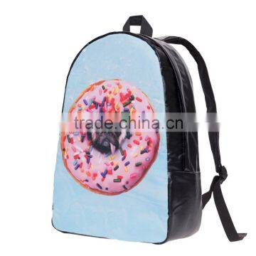 OEM New Design 3D Print Custom Polyester Kids School Bag